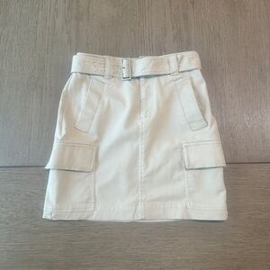 LOFT Khaki Cargo Skirt Size 0P